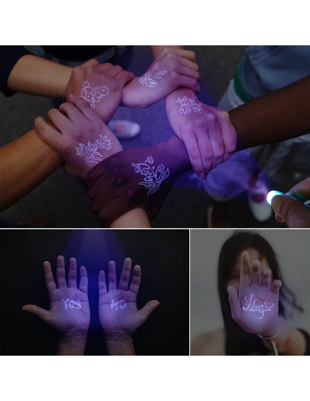 ⭐ Lapicero mágico, esfero con tinta invisible se revela con la luz UV
