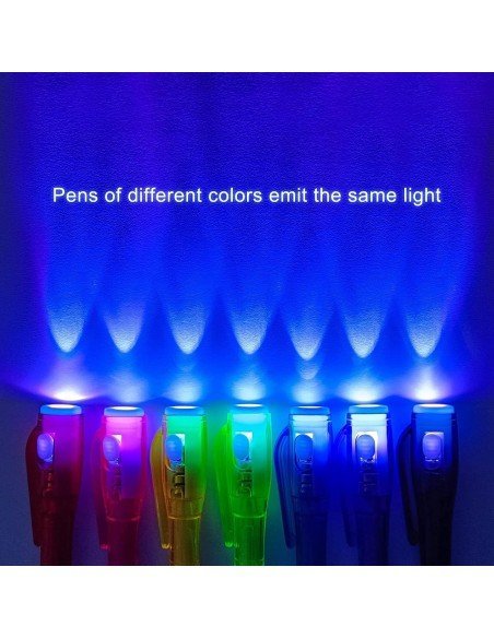 ⭐ Lapicero mágico, esfero con tinta invisible se revela con la luz UV