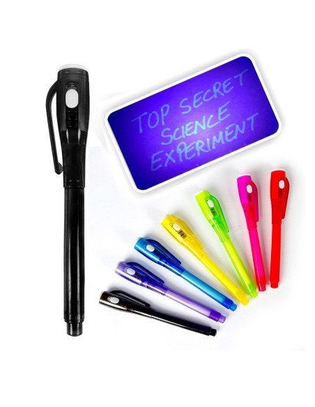 ⭐ Lapicero mágico, esfero con tinta invisible se revela con la luz UV ⭐ Lapicero mágico, esfero con tinta invisible se revela con la luz UV