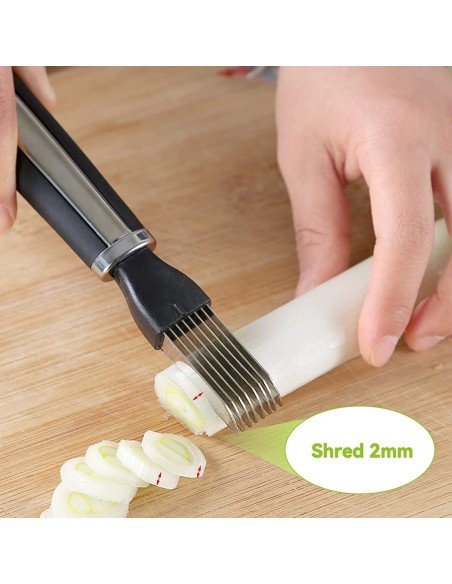 ⭐ Cortador Metálico de Cebolla tirillas perfectas en un solo corte