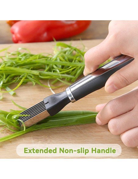 ⭐ Cortador Metálico de Cebolla tirillas perfectas en un solo corte