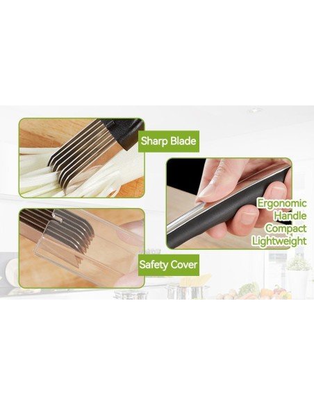 ⭐ Cortador Metálico de Cebolla tirillas perfectas en un solo corte