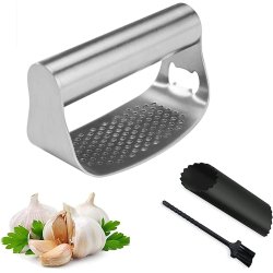 ⭐ Triturador Prensador Machacador Ajos Cocina Acero Inoxidable
