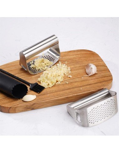 ⭐ Triturador Prensador Machacador Ajos Cocina Acero Inoxidable