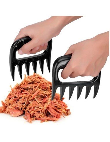 ⭐ Pinzas Triturador Garra De Oso Para Carne Pollo Barbacoa x2 !!