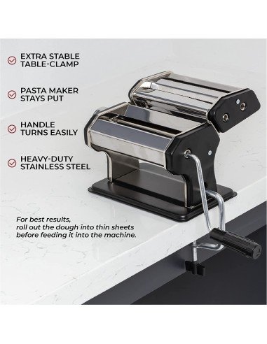 ⭐ Máquina para hacer pasta en Acero Inoxidable spaghetti comida italiana