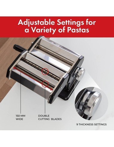 ⭐ Máquina para hacer pasta en Acero Inoxidable spaghetti comida italiana