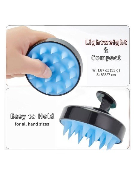 ⭐ Masajeador Capilar Aplica Shampoo Cepillo de masaje cuero cabelludo ⭐ Masajeador Capilar Aplica Shampoo Cepillo de masaje cuero cabelludo