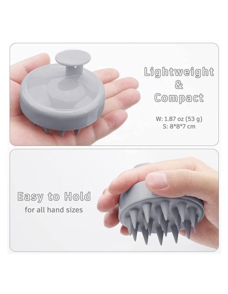 ⭐ Masajeador Capilar Aplica Shampoo Cepillo de masaje cuero cabelludo ⭐ Masajeador Capilar Aplica Shampoo Cepillo de masaje cuero cabelludo