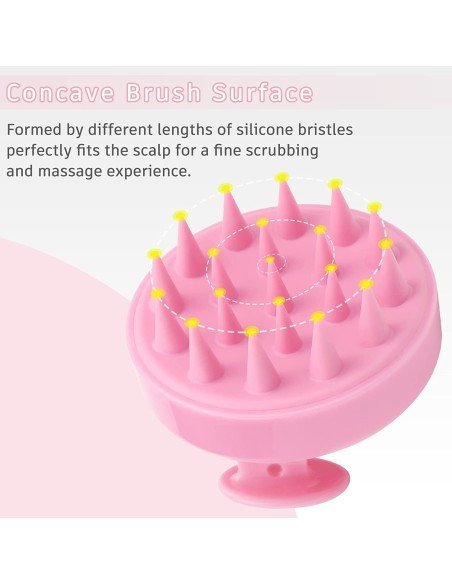 ⭐ Masajeador Capilar Aplica Shampoo Cepillo de masaje cuero cabelludo ⭐ Masajeador Capilar Aplica Shampoo Cepillo de masaje cuero cabelludo