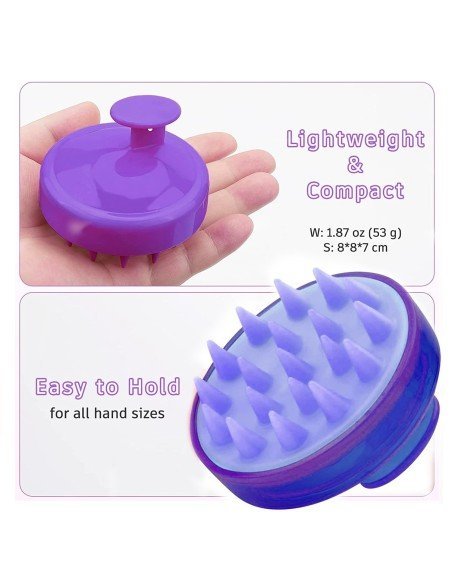 ⭐ Masajeador Capilar Aplica Shampoo Cepillo de masaje cuero cabelludo ⭐ Masajeador Capilar Aplica Shampoo Cepillo de masaje cuero cabelludo