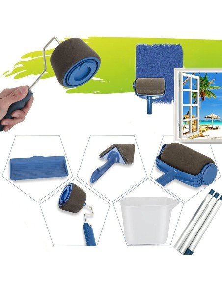 Rodillo Inteligente Recargable Paint Roller con Contenedor Runner