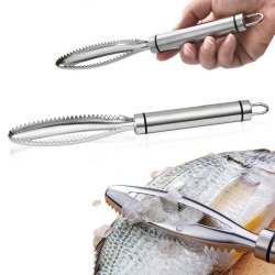 ⭐ Descamador De Pescado Pelador Escamas Acero Inox