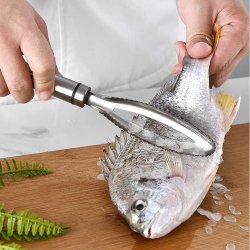 ⭐ Descamador De Pescado Pelador Escamas Acero Inox