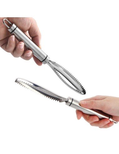 ⭐ Descamador De Pescado Pelador Escamas Acero Inox