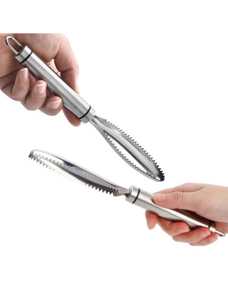 ⭐ Descamador De Pescado Pelador Escamas Acero Inox