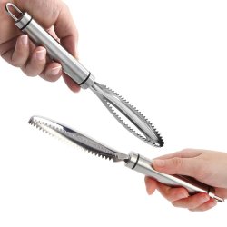 ⭐ Descamador De Pescado Pelador Escamas Acero Inox