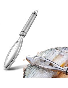 ⭐ Descamador De Pescado Pelador Escamas Acero Inox