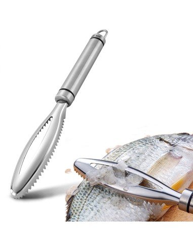 ⭐ Descamador De Pescado Pelador Escamas Acero Inox