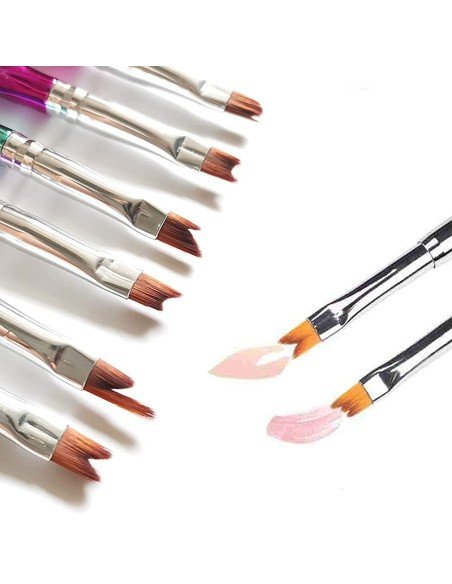 ⭐ Setx8 Pinceles Pétalos Flores Pintura Acrílica Acuarela Artes Nail Art ⭐ Setx8 Pinceles Pétalos Flores Pintura Acrílica Acuarela Artes Nail Art