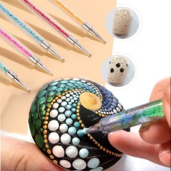 ⭐ Set x6 Pinceles Rainbow Brush Arco Iris Arte Escolar