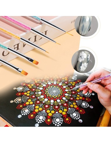 ⭐ Set x6 Pinceles Rainbow Brush Arco Iris Arte Escolar