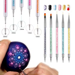 ⭐ Set x6 Pinceles Rainbow Brush Arco Iris Arte Escolar
