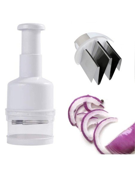 ⭐ Picadora Manual Cortador de Cebolla Ajo Jengibre