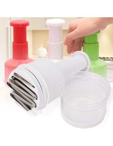 ⭐ Picadora Manual Cortador de Cebolla Ajo Jengibre