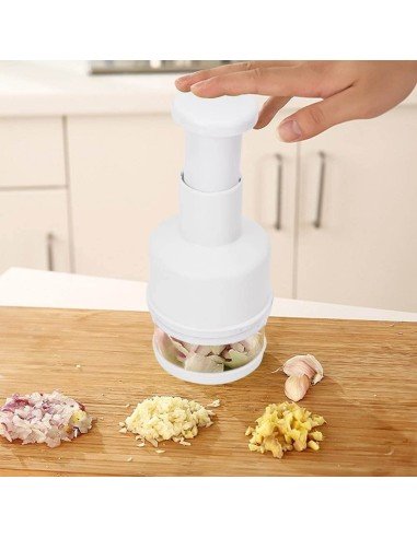 ⭐ Picadora Manual Cortador de Cebolla Ajo Jengibre
