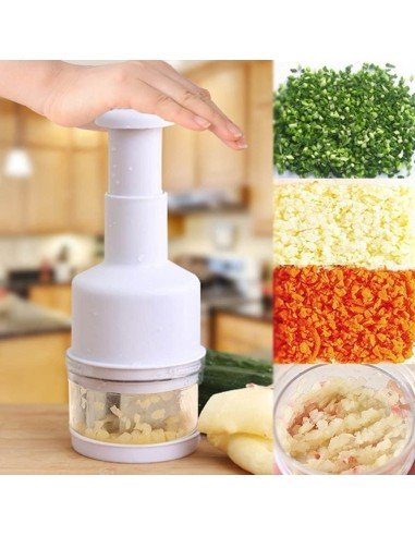 ⭐ Picadora Manual Cortador de Cebolla Ajo Jengibre