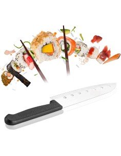 ⭐ Cuchillo Japonés de Carnicería textura acero hoja afilada