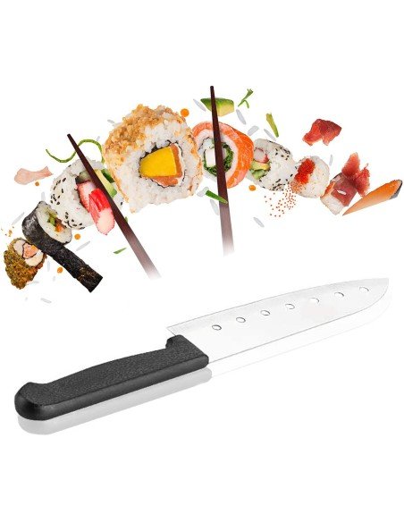 ⭐ Cuchillo Japonés de Carnicería textura acero hoja afilada