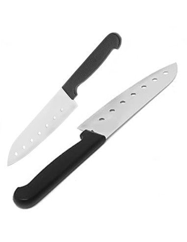 ⭐ Cuchillo Japonés de Carnicería textura acero hoja afilada