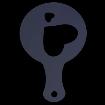 Kit Arte Latte Espolvoreador con Lápiz y Moldes Plantillas decoración Capuccino Café