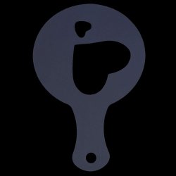 Kit Arte Latte Espolvoreador con Lápiz y Moldes Plantillas decoración Capuccino Café