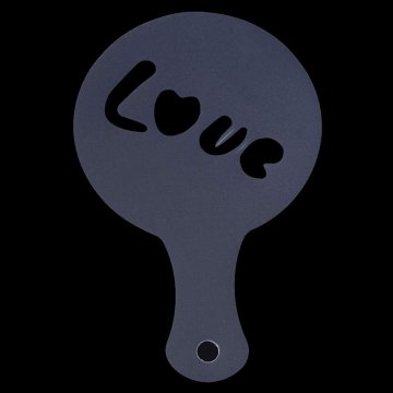 Kit Arte Latte Espolvoreador con Lápiz y Moldes Plantillas decoración Capuccino Café