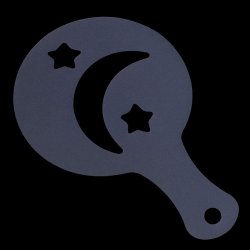 Kit Arte Latte Espolvoreador con Lápiz y Moldes Plantillas decoración Capuccino Café