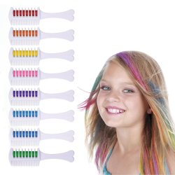 ⭐ Set x6 Peine De Tiza Para Cabello Tinte Temporal Brillante