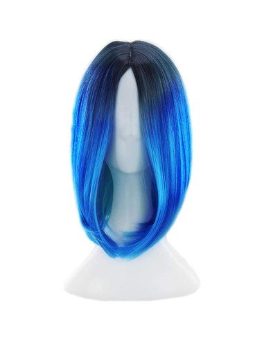 ⭐  Peluca Balayage Cosplay Degradee Kanekalon 30cm Uso Diario