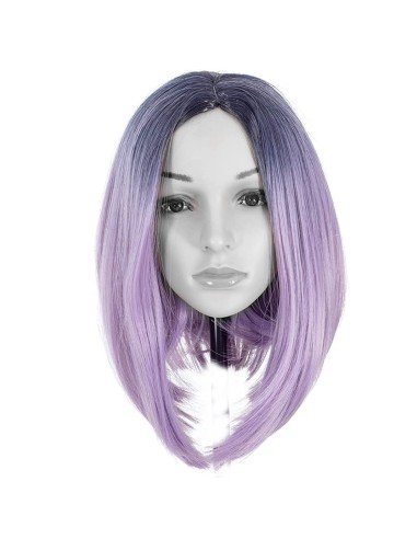 ⭐  Peluca Balayage Cosplay Degradee Kanekalon 30cm Uso Diario