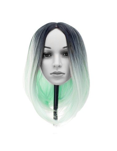 ⭐  Peluca Balayage Cosplay Degradee Kanekalon 30cm Uso Diario