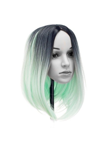 ⭐  Peluca Balayage Cosplay Degradee Kanekalon 30cm Uso Diario
