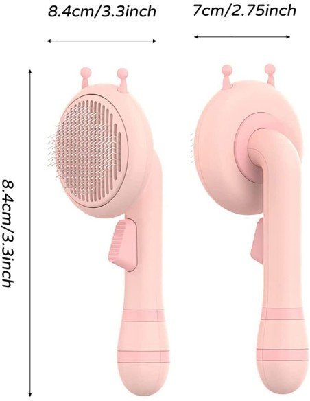 ⚡ Cepillo de cerdas metálicas para Mascotas gato conejo ⚡ Cepillo de cerdas metálicas para Mascotas gato conejo