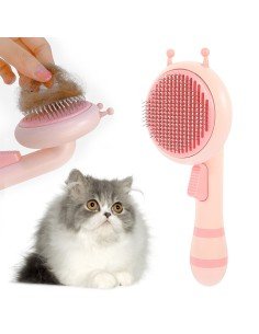 ⚡ Cepillo de cerdas metálicas para Mascotas gato conejo