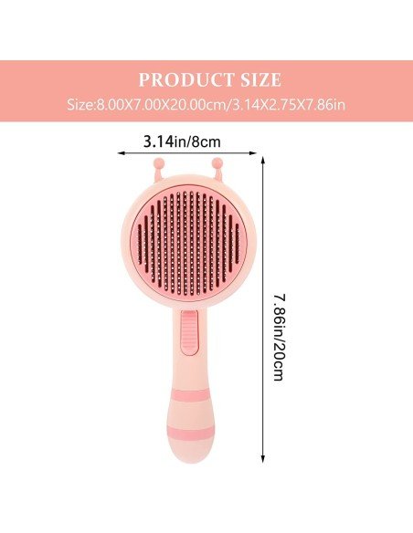 ⚡ Cepillo de cerdas metálicas para Mascotas gato conejo ⚡ Cepillo de cerdas metálicas para Mascotas gato conejo