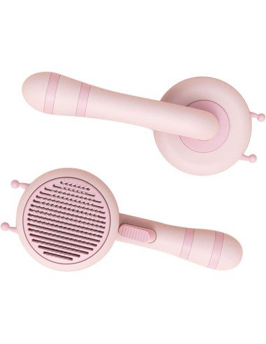 ⚡ Cepillo de cerdas metálicas para Mascotas gato conejo