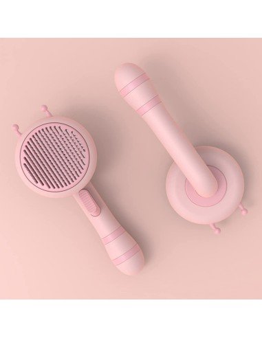 ⚡ Cepillo de cerdas metálicas para Mascotas gato conejo