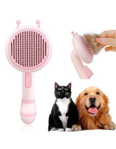 ⚡ Cepillo de cerdas metálicas para Mascotas gato conejo
