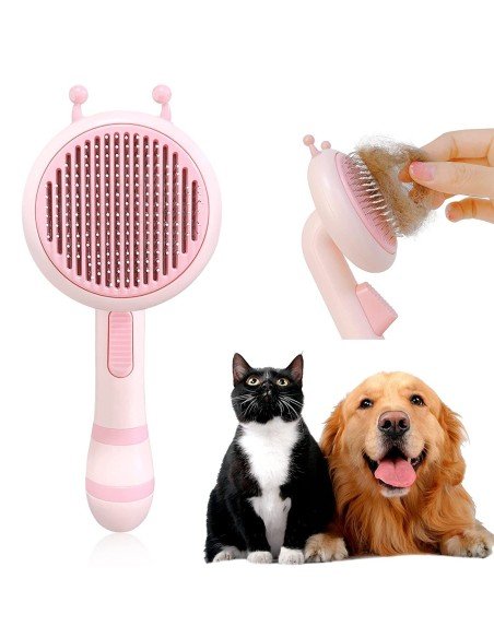 ⚡ Cepillo de cerdas metálicas para Mascotas gato conejo ⚡ Cepillo de cerdas metálicas para Mascotas gato conejo